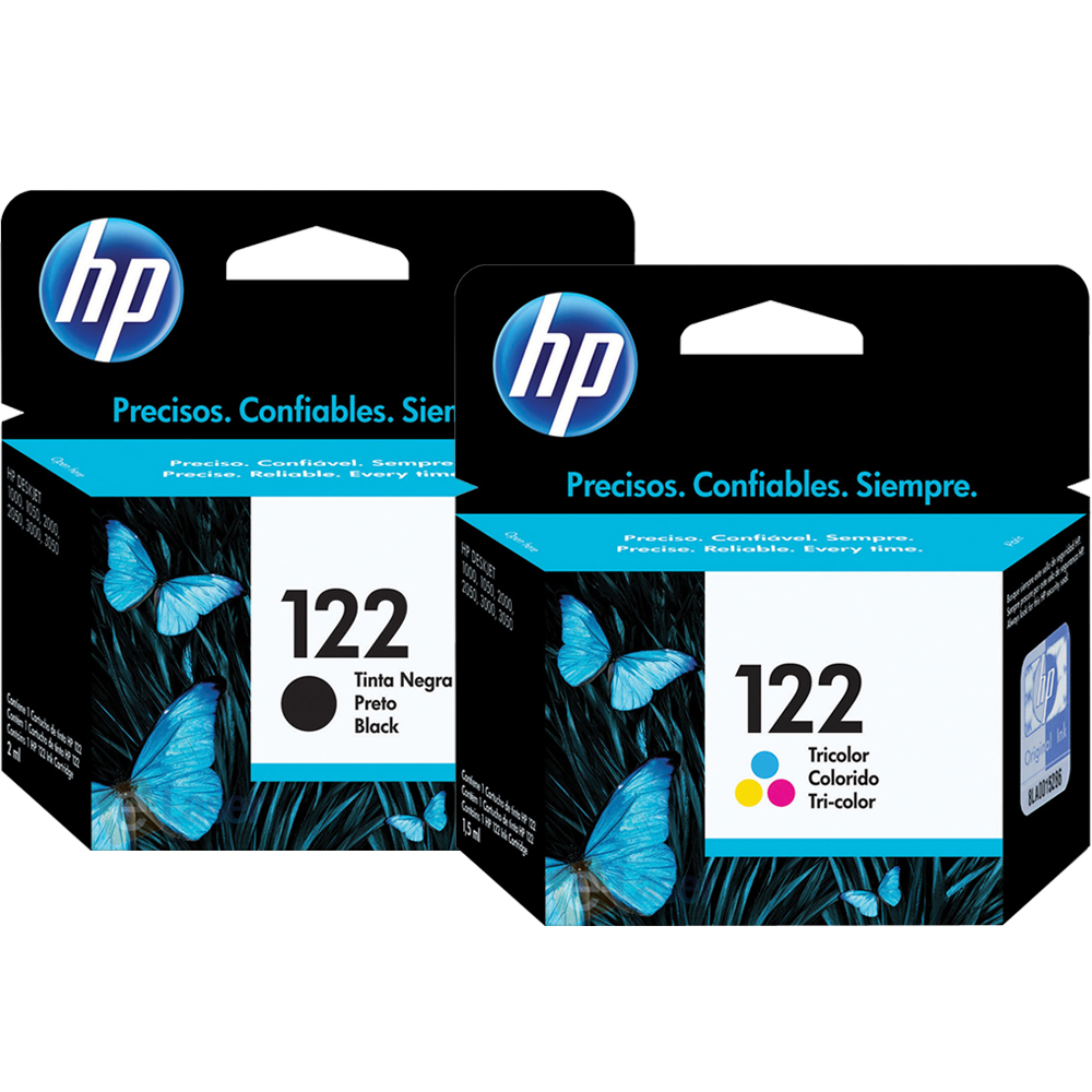 Recarga de Cartucho de Tinta HP 122 CH561HB Preto e Colorido| Deskjet 1000 Deskjet 2000 Deskjet 2050 3050 Recarga de Cartucho de Tinta HP 122 CH561HB Preto e Colorido| Deskjet 1000 Deskjet 2000 Deskjet 2050 3050