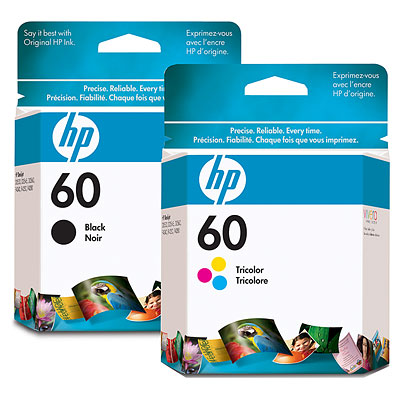 Recarga de Cartucho de Tinta HP 60 CC640WB Preto e colorido | D1660 F4280 F4480 Recarga de Cartucho de Tinta HP 60 CC640WB Preto e colorido | D1660 F4280 F4480