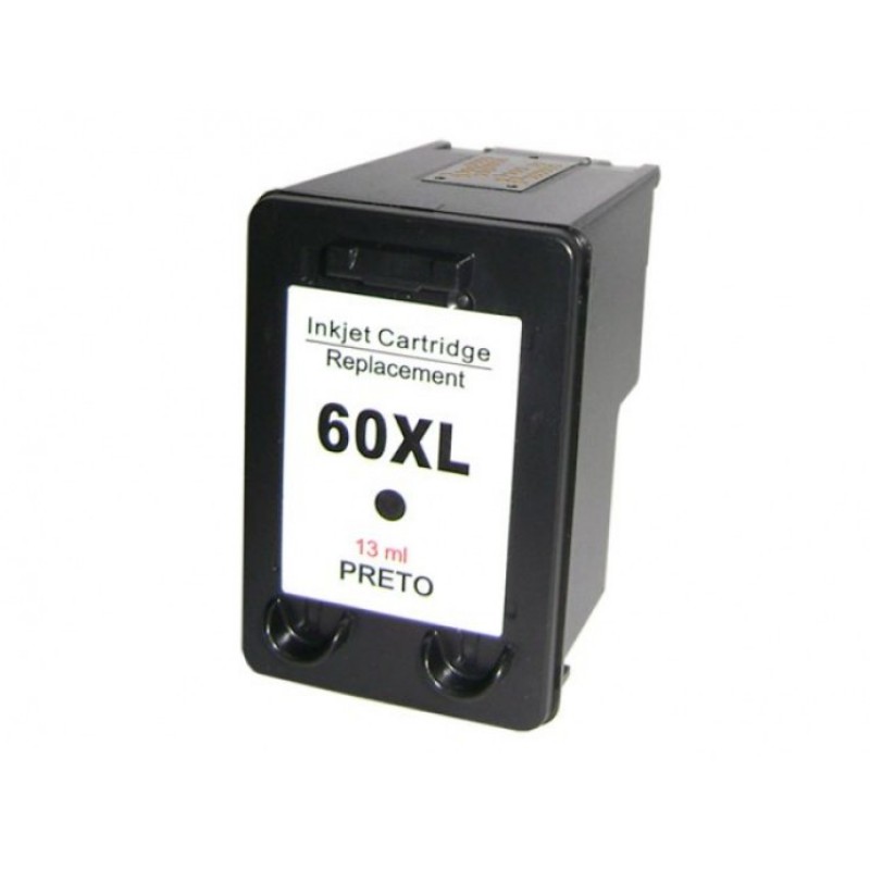 Recarga de Cartucho de Tinta HP 60XL Preto Recarga de Cartucho de Tinta HP 60XL Preto