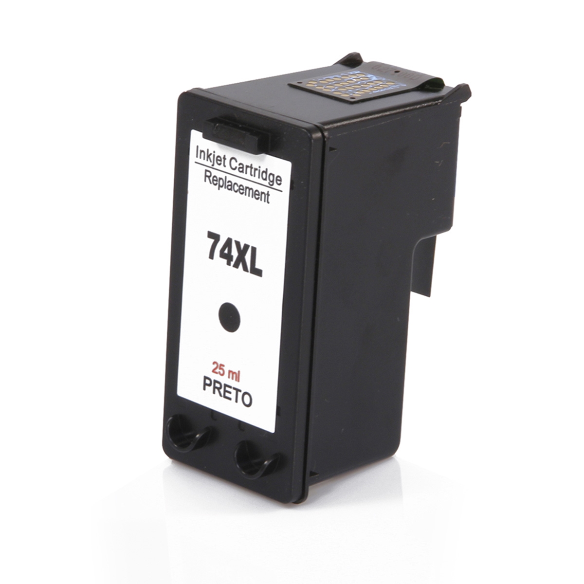 Recarga de Cartucho de Tinta HP 74XL Preto Recarga de Cartucho de Tinta HP 74XL Preto