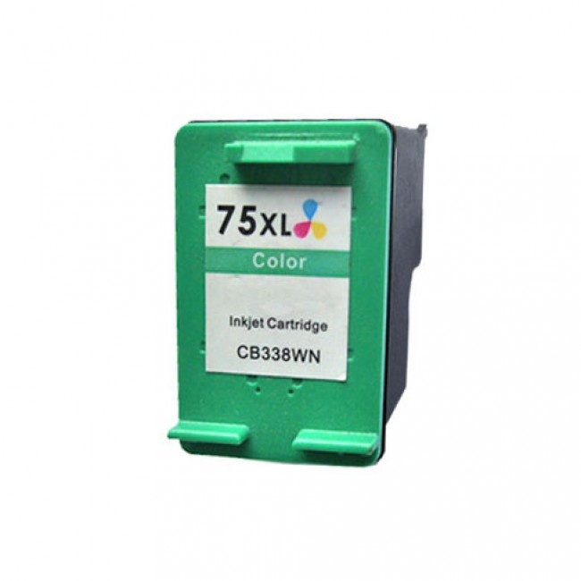 Recarga de Cartucho de Tinta HP 75XL e 75 CB338WB Color Recarga de Cartucho de Tinta HP 75XL e 75 CB338WB Color